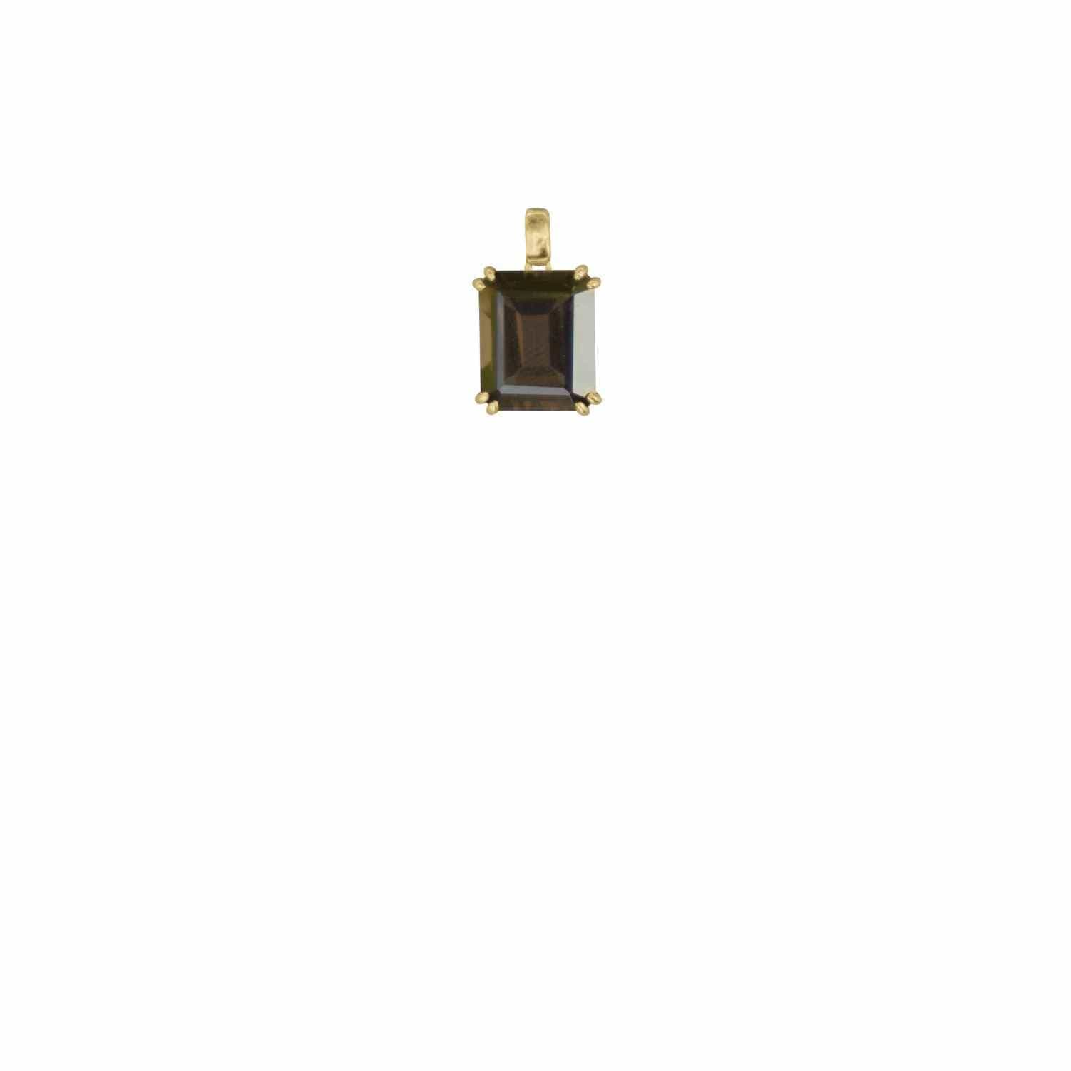 EVELYNE-M Pendant SMILODON | Smoky Talisman - Pendant - 18 Karat Gold