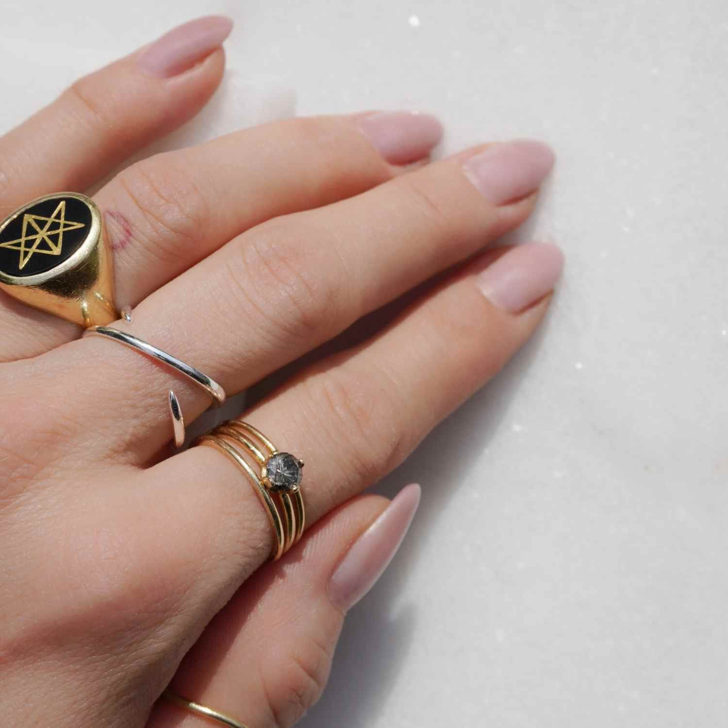 EVELYNE-M SMILODON | Spin - Ring - Silver