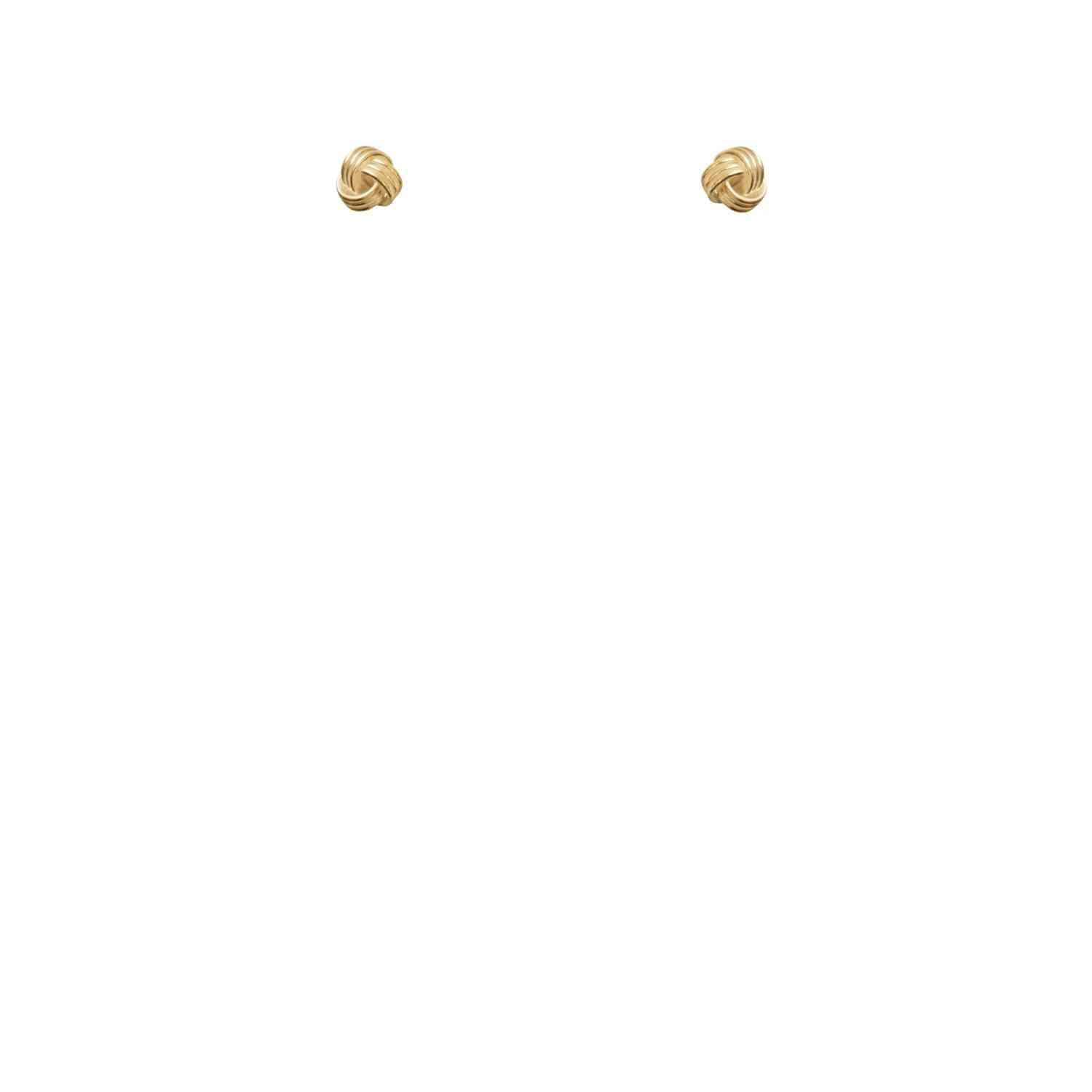 EVELYNE-M SOPHIE | forget me not knot (S) - Stud Earring - Gold
