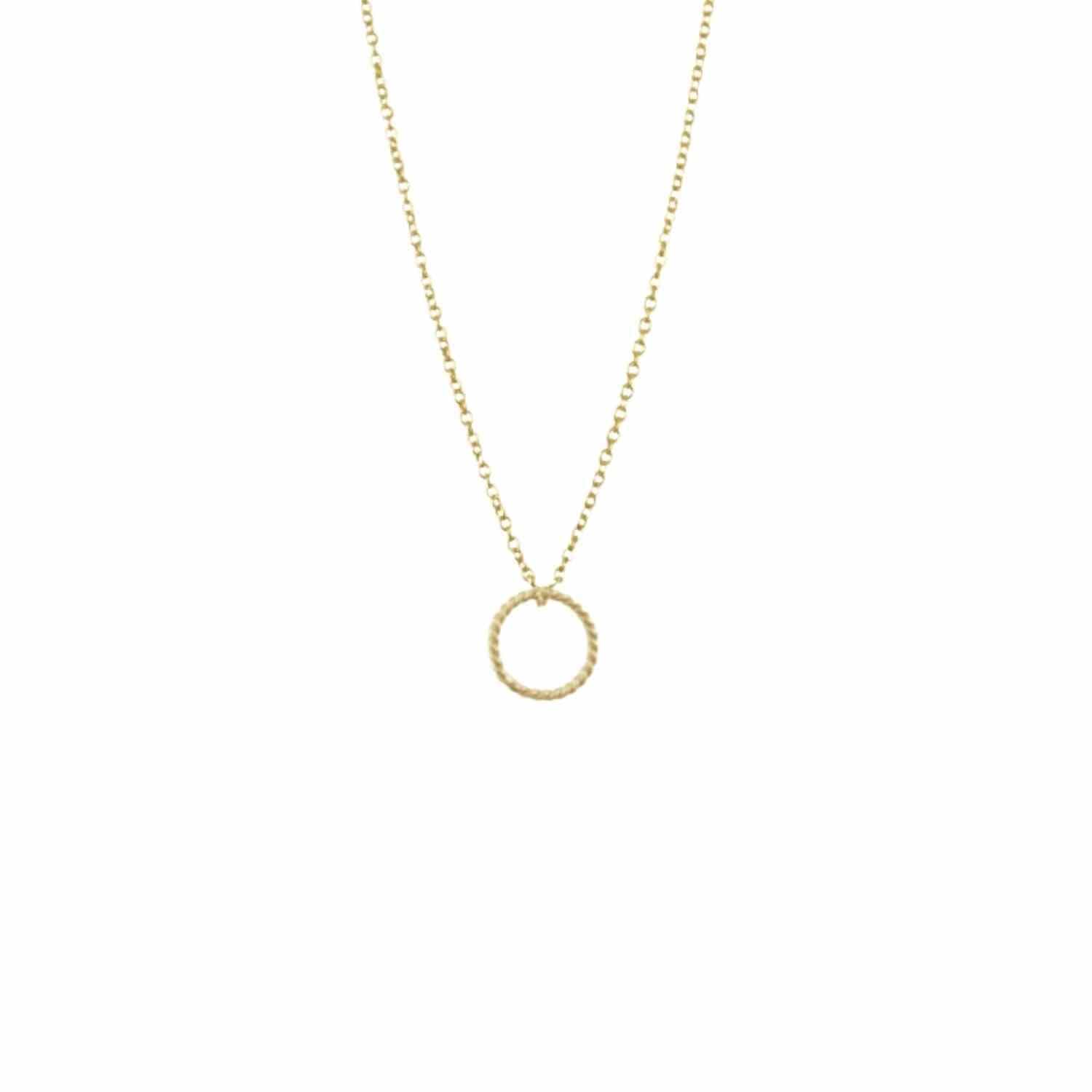 EVELYNE-M SOPHIE | One Circle - Necklace - Gold
