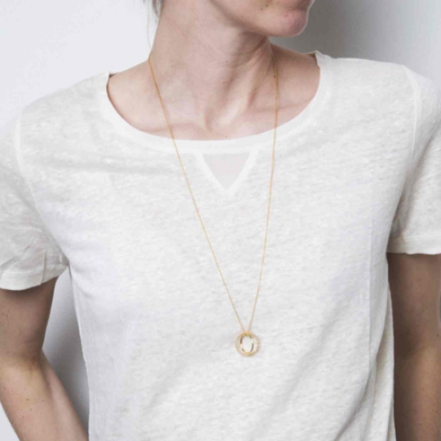 EVELYNE-M SOPHIE | Saturn - Necklace - Gold