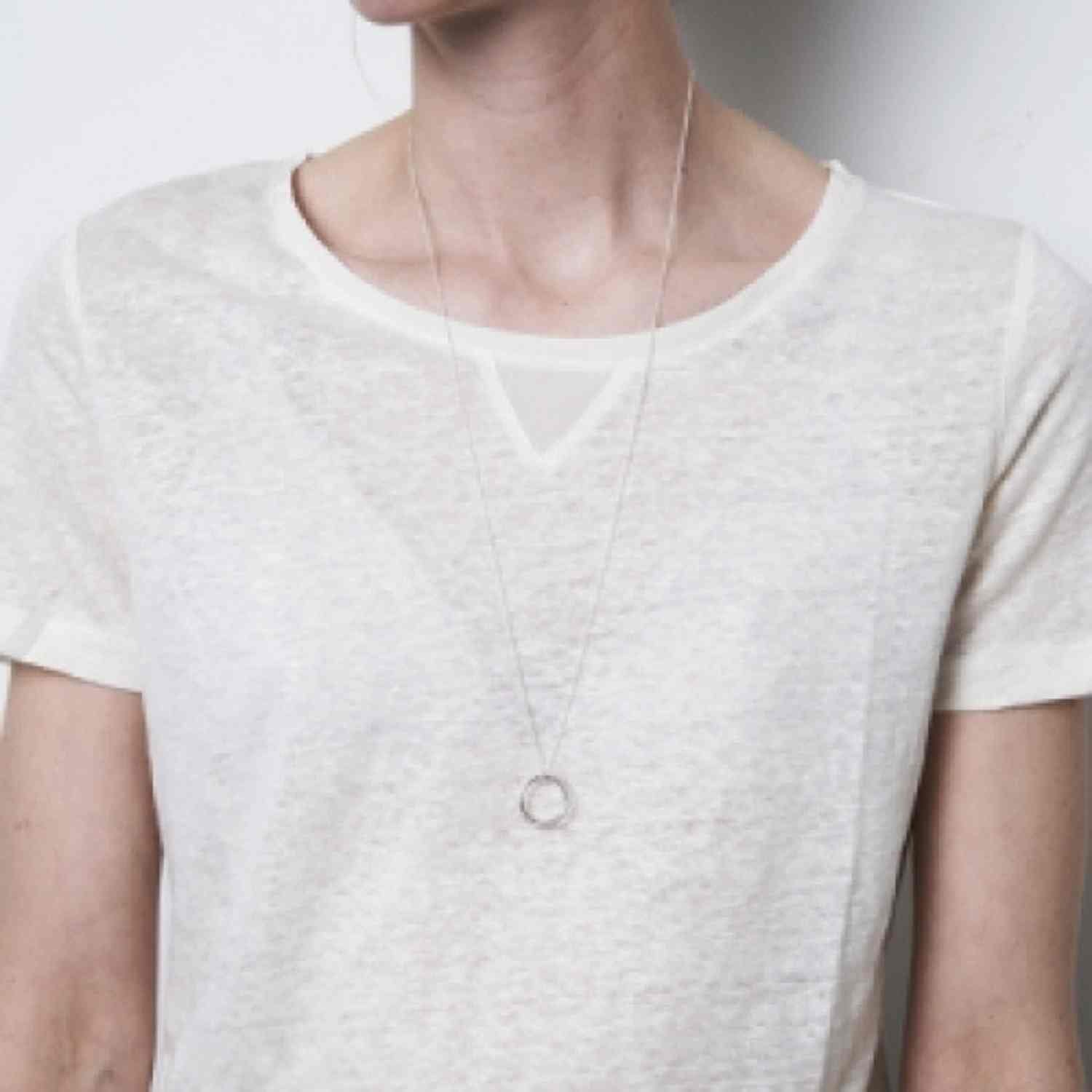 EVELYNE-M SOPHIE | Saturn - Necklace - Silver