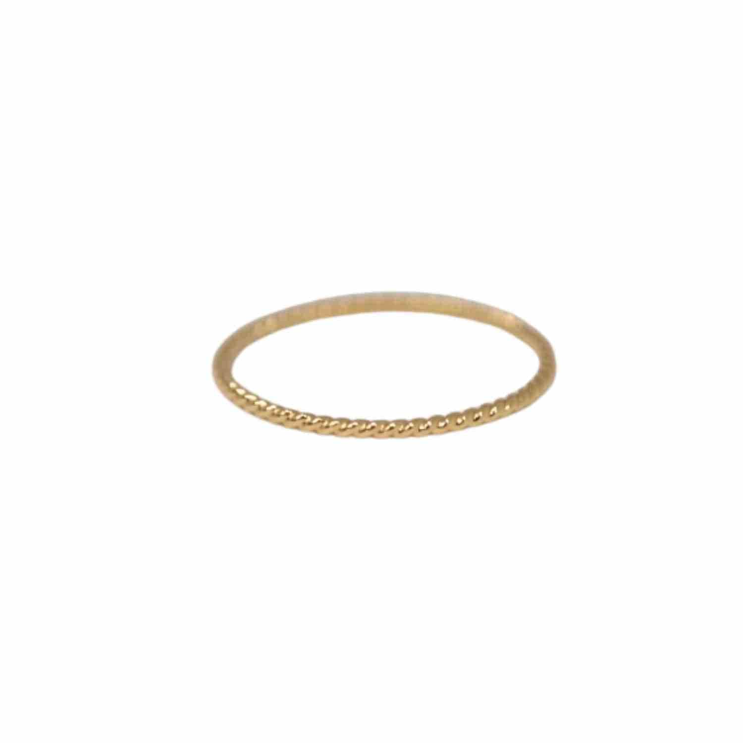 EVELYNE-M SOPHIE | Twist Thin - Ring - 18 Karat Gold