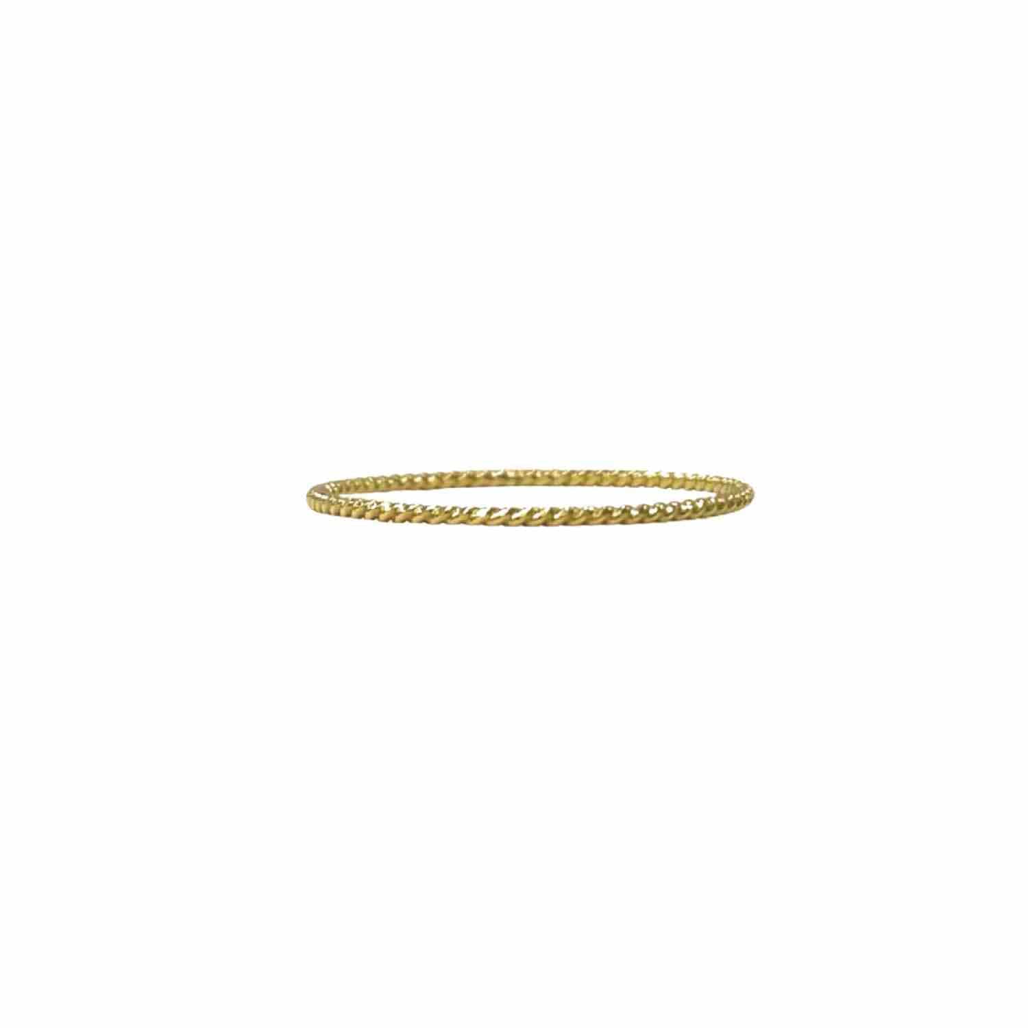 EVELYNE-M SOPHIE | Twist Ultra Thin - Ring - 18 Karat Gold