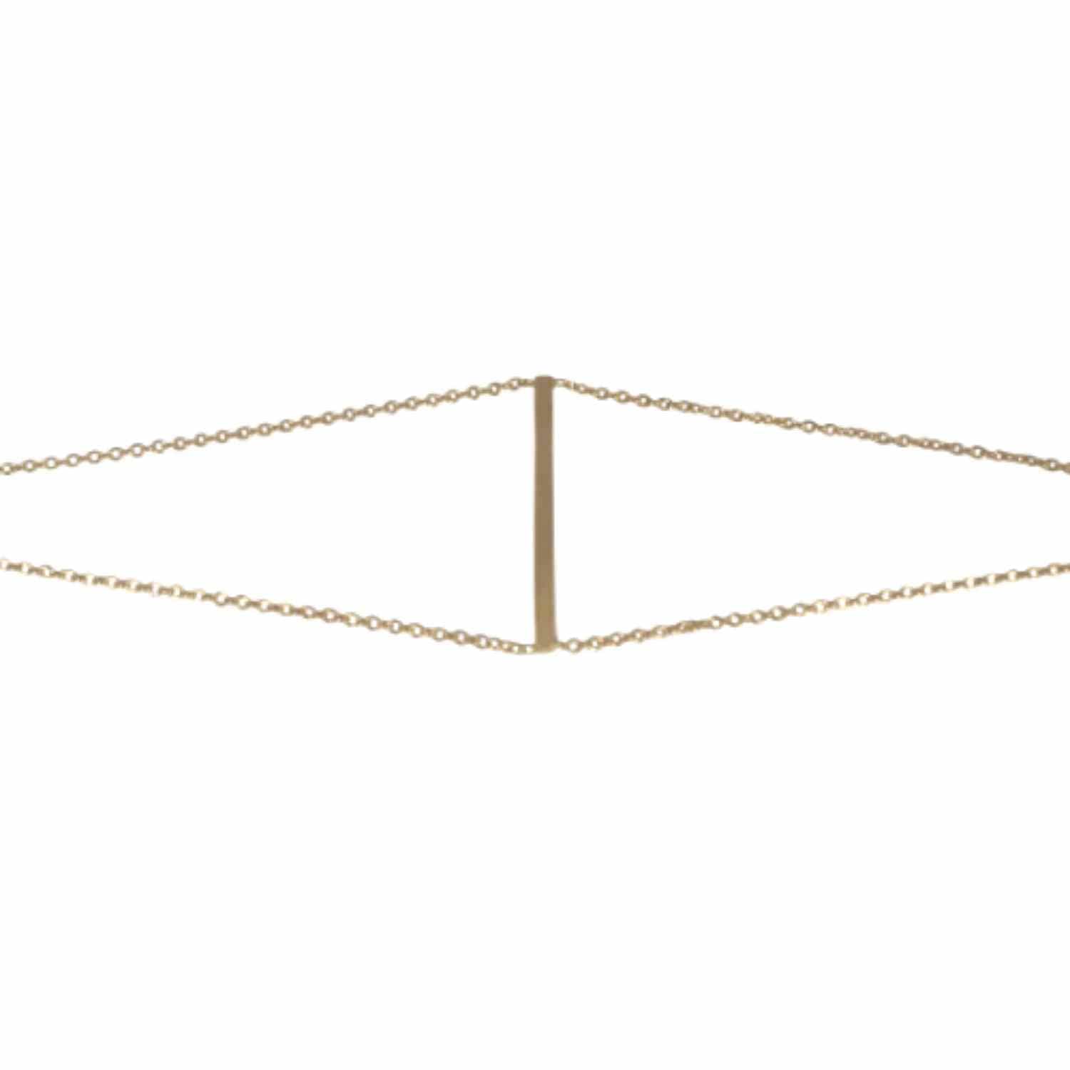 EVELYNE-M 15-18.5cm STRIPES&JOIST | Bar - Bracelet - Gold