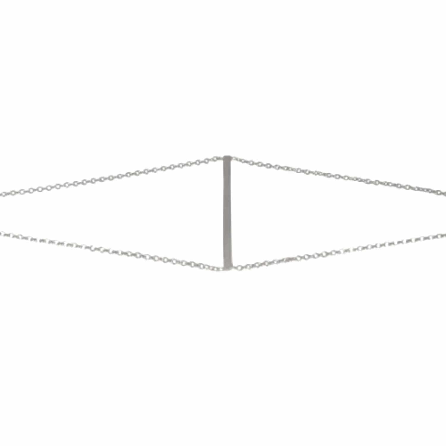 EVELYNE-M 15-18.5cm STRIPES&JOIST | Bar - Bracelet - Silver