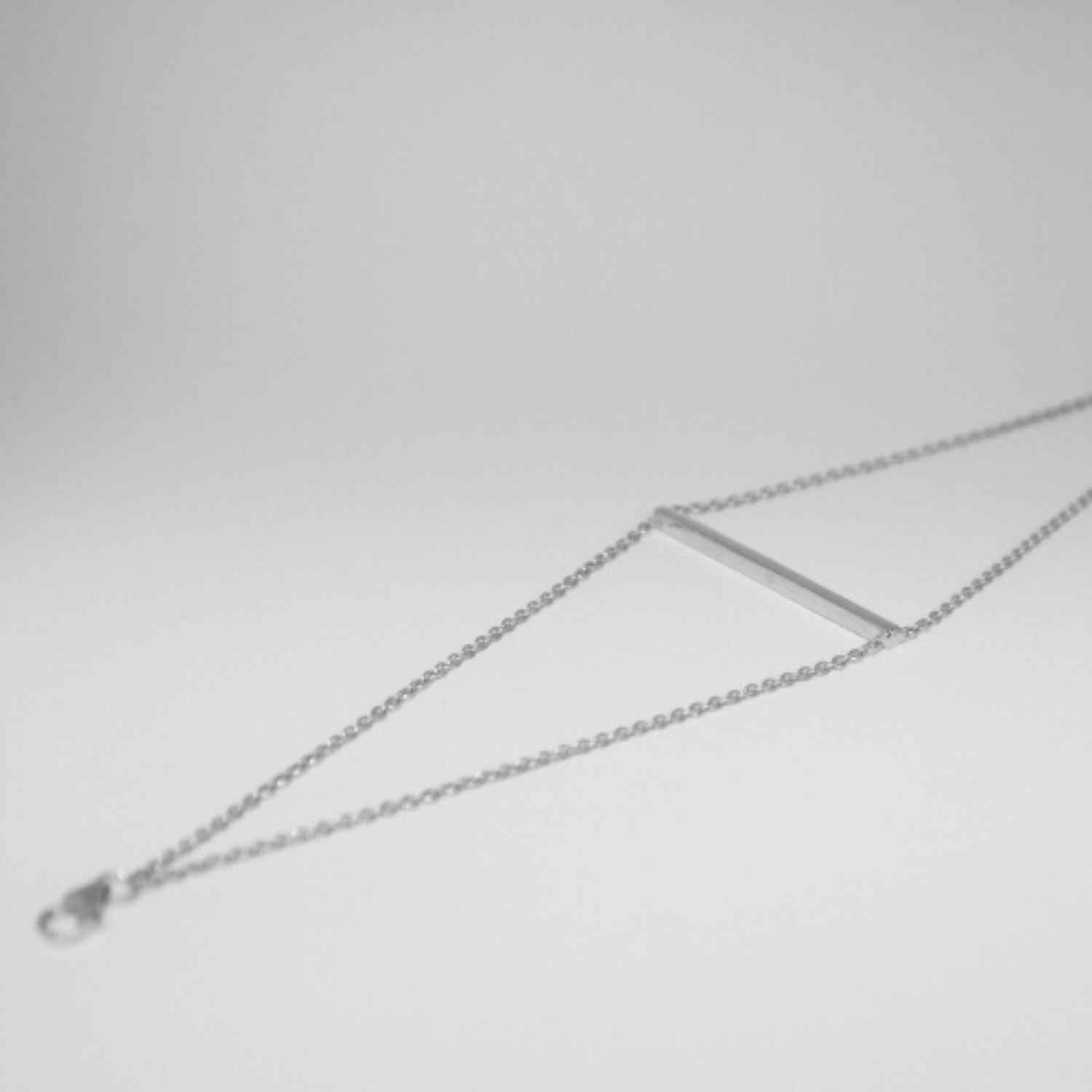 EVELYNE-M 15-18.5cm STRIPES&JOIST | Bar - Bracelet - Silver