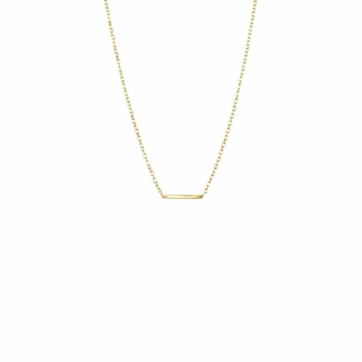 EVELYNE-M 38-42cm STRIPES&JOIST | Bar - Necklace - Gold