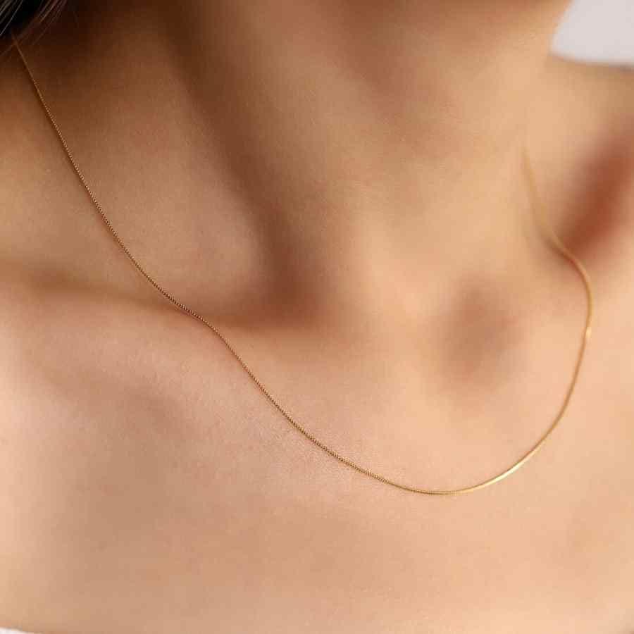 EVELYNE-M STRIPES&JOIST | Classic (0.6) - Collier - 18 Karat Gold