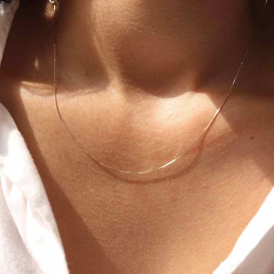 EVELYNE-M STRIPES&JOIST | Classic (0.6) - Collier - 18 Karat Gold