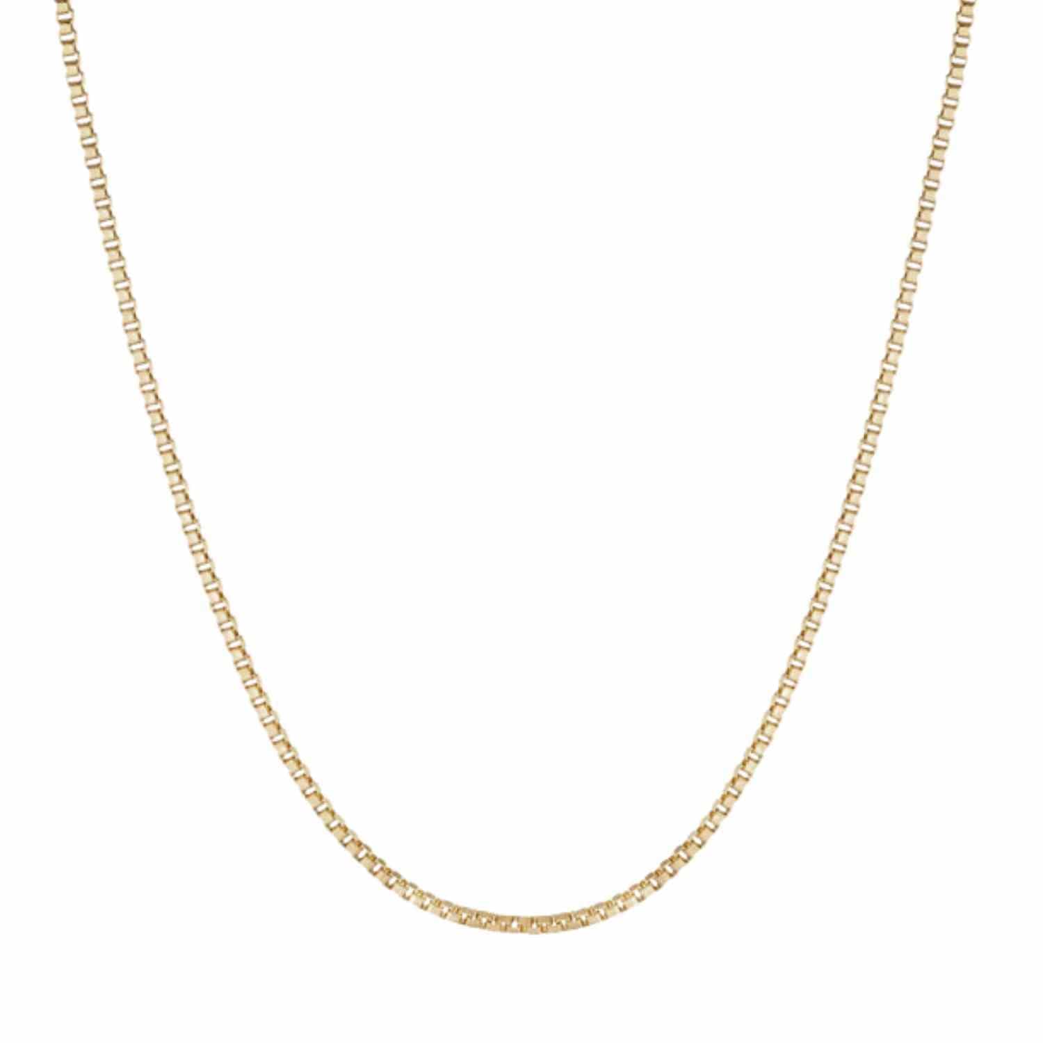EVELYNE-M 42cm STRIPES&JOIST | Classic (1.4) - Collier - 18 Karat Gold