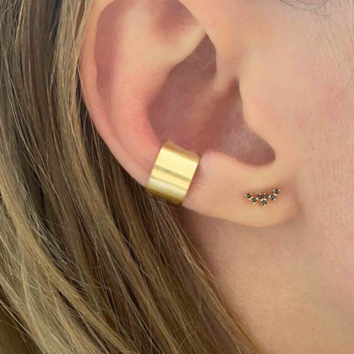 EVELYNE-M Einzelstück STRIPES&JOIST | Classic 8 - EarCuff - Gold