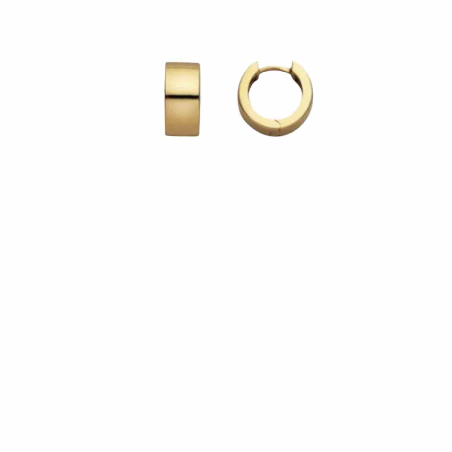 EVELYNE-M STRIPES&JOIST | Classic Broad - Creole - 18 Karat Gold