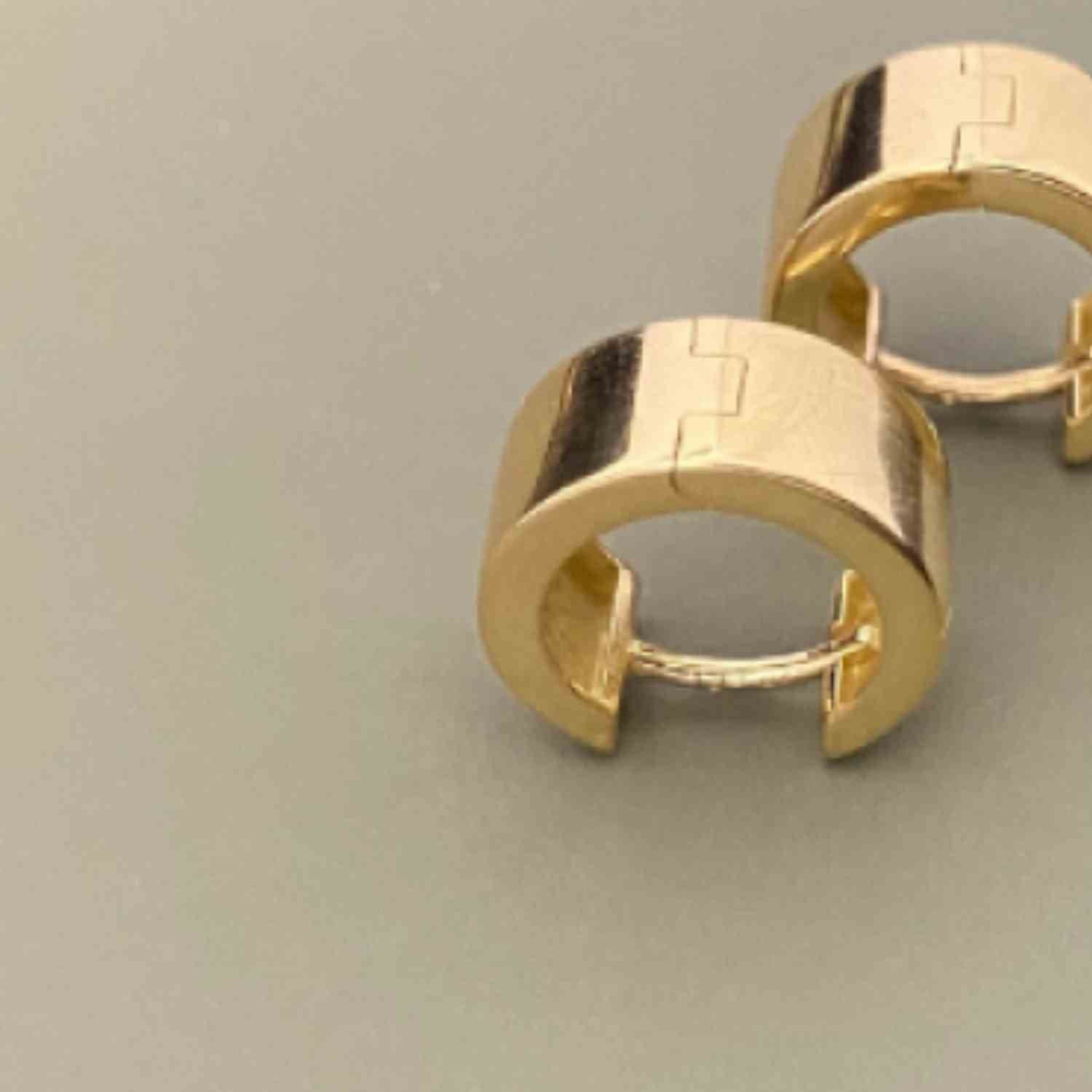 EVELYNE-M STRIPES&JOIST | Classic Broad - Creole - 18 Karat Gold
