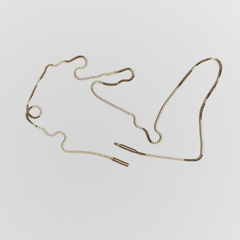 EVELYNE-M 42cm STRIPES&JOIST | Line Classic - Collier - 18 Karat Gold
