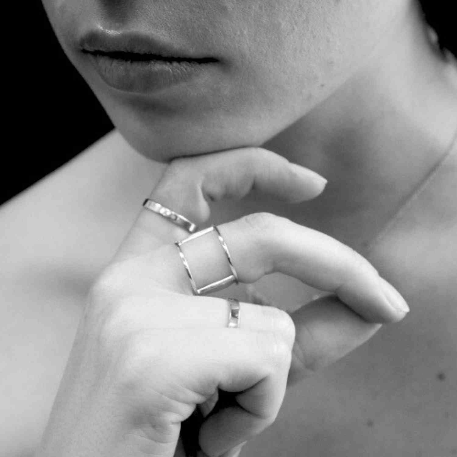 EVELYNE-M TRINITY | Cage - Ring - Silver