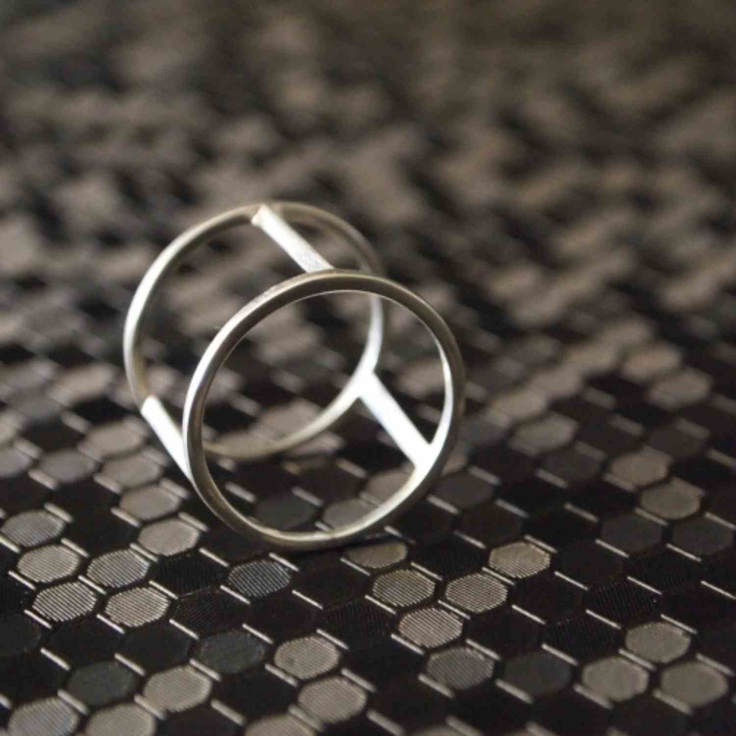 EVELYNE-M TRINITY | Cage - Ring - Silver