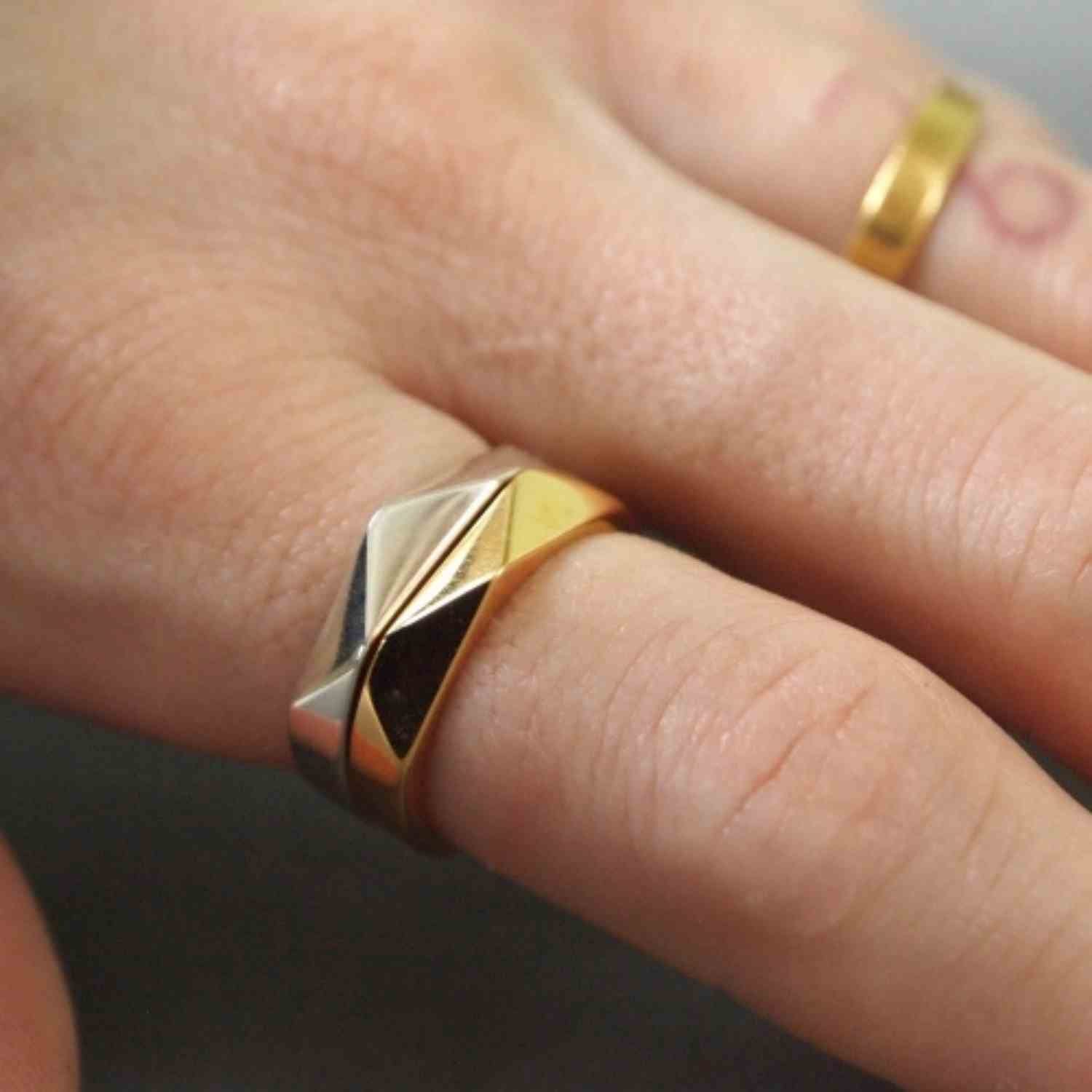 EVELYNE-M TRINITY | Origami - Ring - Silver