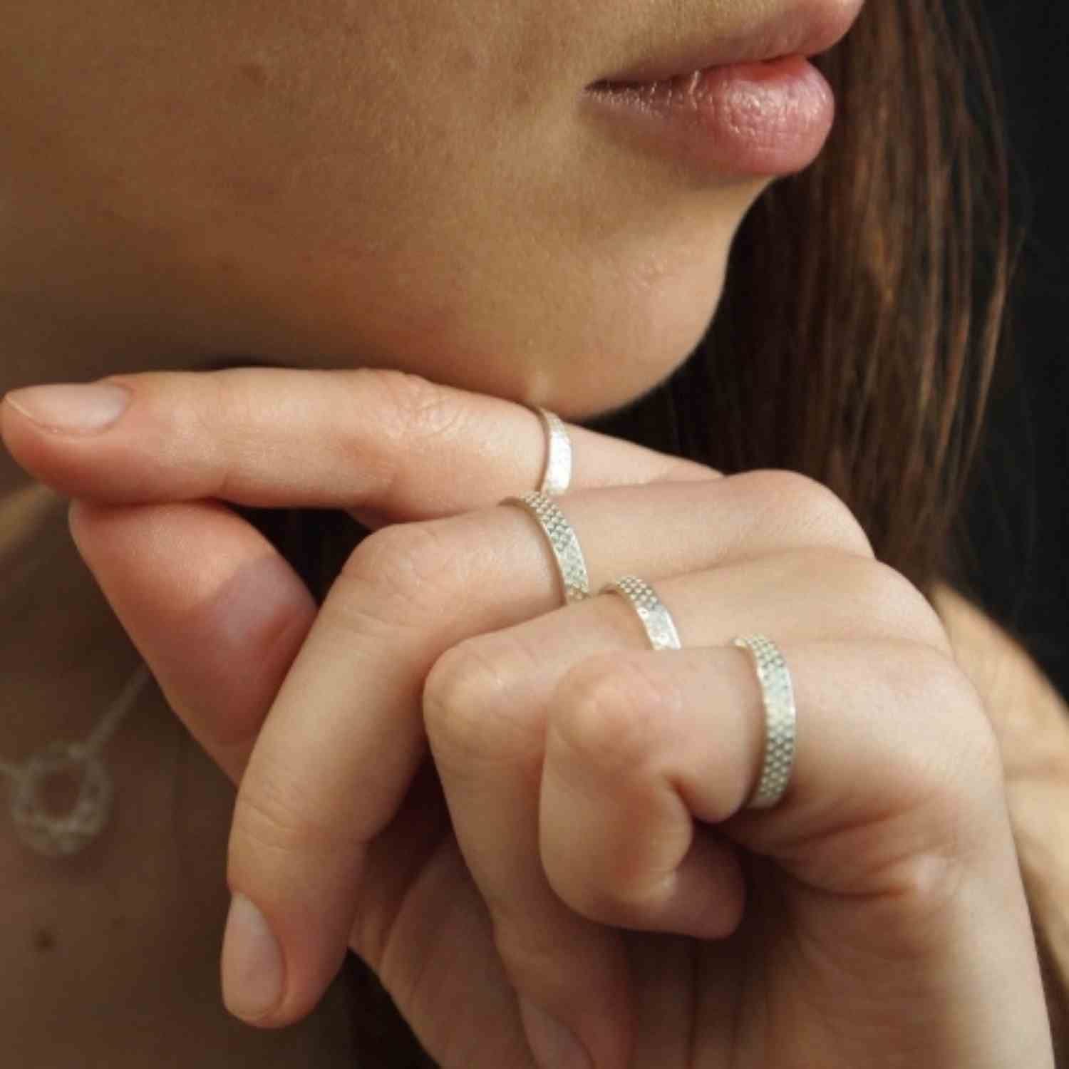EVELYNE-M TRINITY | Pattern - Ring - Silver