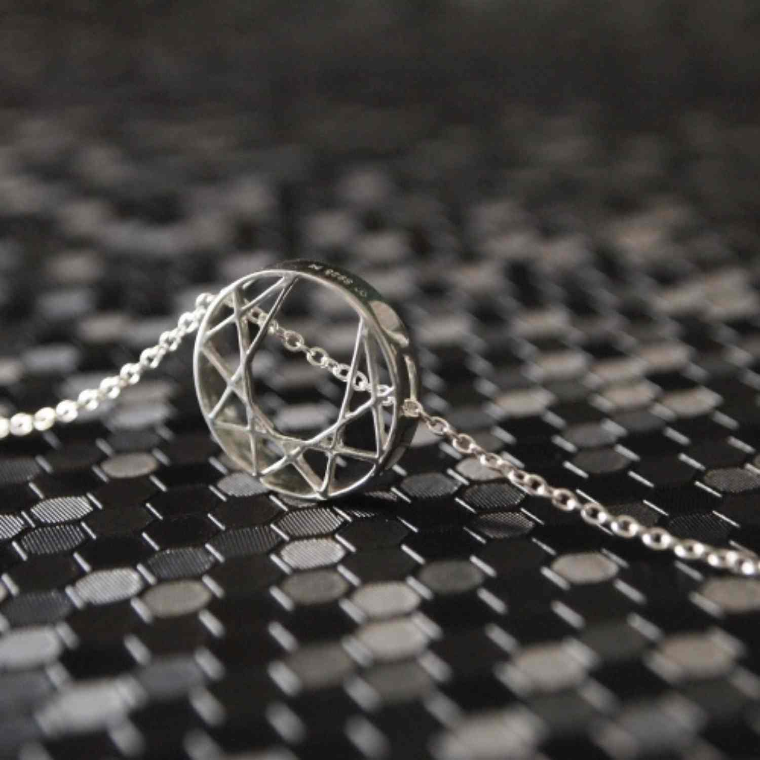 EVELYNE-M TRINITY | Planet - Necklace - Silver