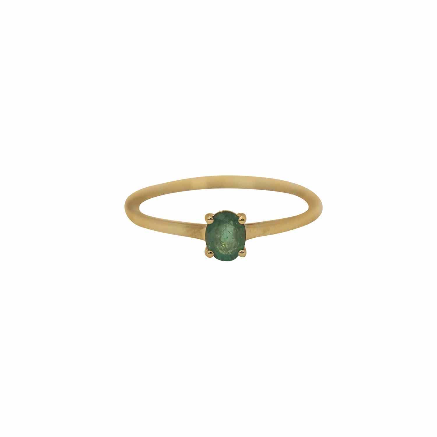 EVELYNE-M ANIMORUM | Emerald Noblesse - Ring - 18 Karat Gold