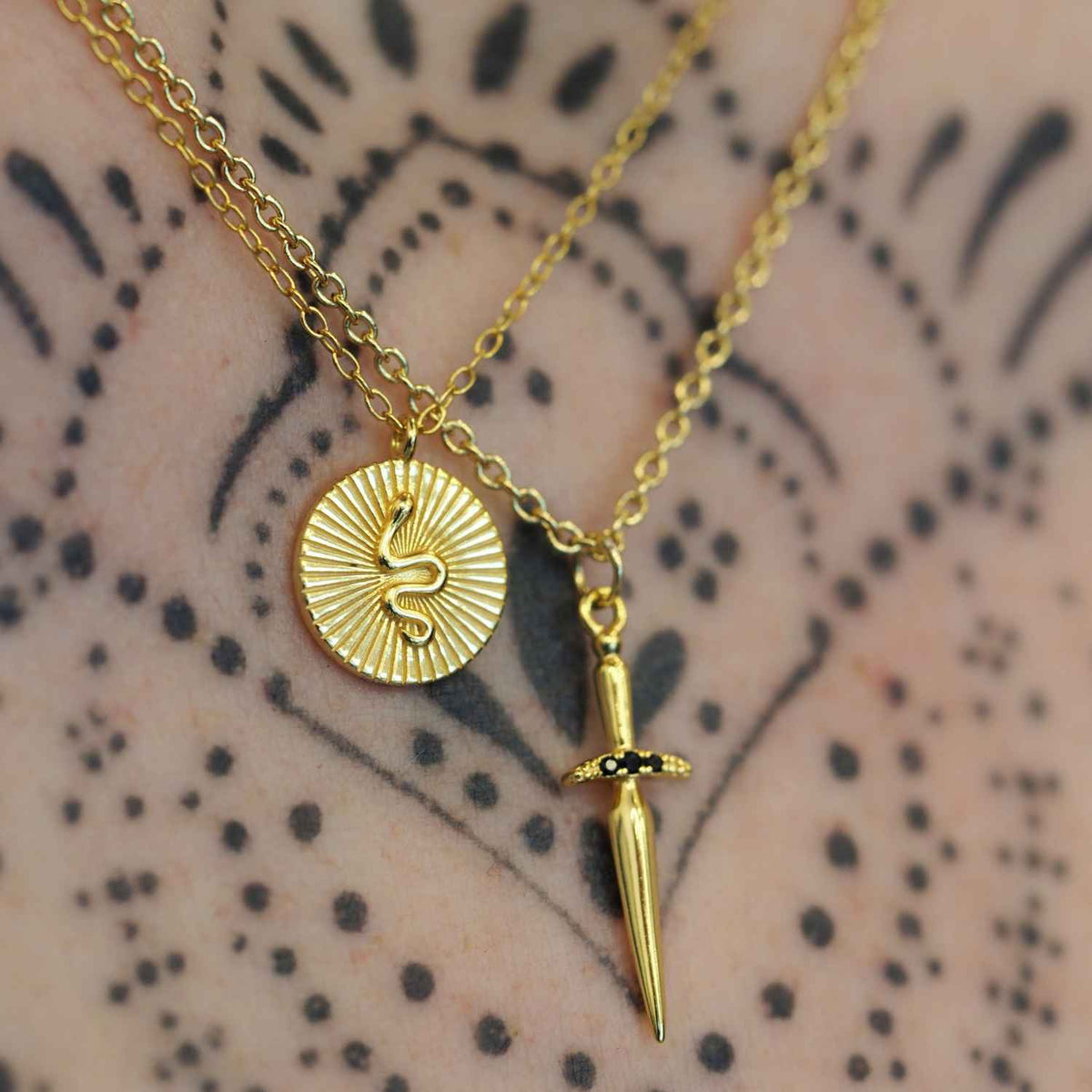 EVELYNE-M 45cm ANIMORUM | Serpent - Necklace - Gold