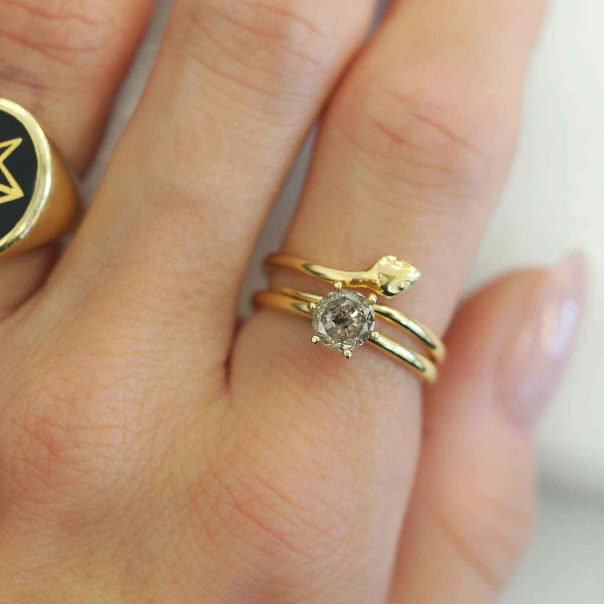 EVELYNE-M ANIMORUM | Serpent - Ring - 18 Karat Gold