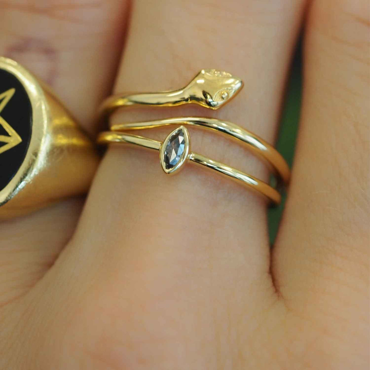 EVELYNE-M ANIMORUM | Serpent - Ring - 18 Karat Gold