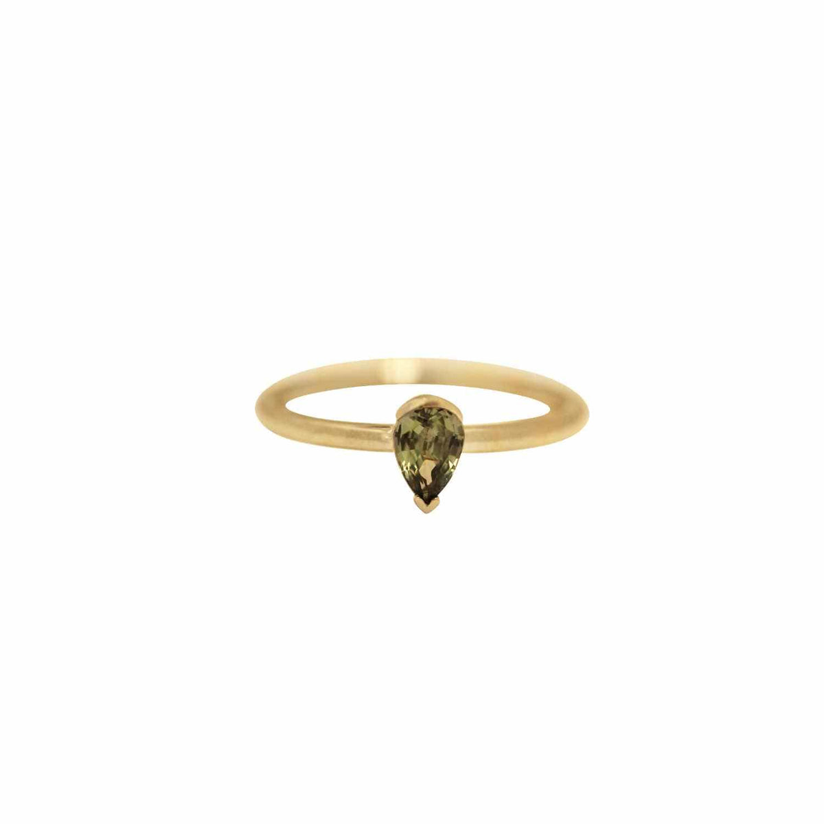 EVELYNE-M ANIMORUM | Tear of Passion Green Sapphire - Ring - 18 Karat Gold (LIMITED EDITION)