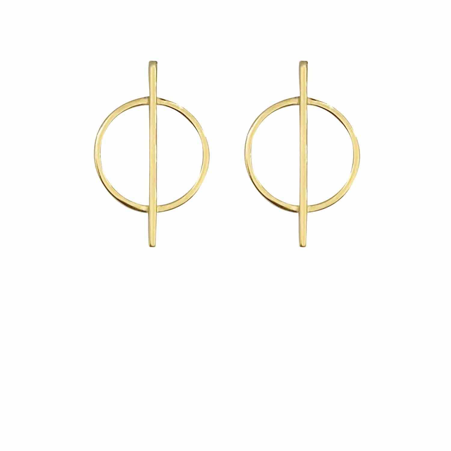 EVELYNE-M ATMOS | Dual Mikro - Stud Earring - Gold