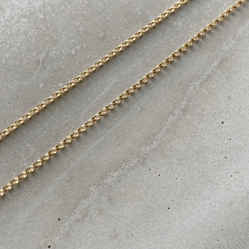 EVELYNE-M CHAIN | Rolo 1.5 - 18 Karat Gold