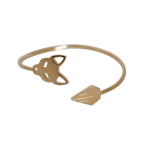 EVELYNE-M ONE SIZE CITYFOX | Classic - Bangle - Gold