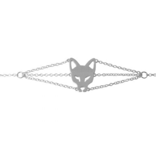 EVELYNE-M 14.5-17.5cm CITYFOX | Head - Bracelet - Silver