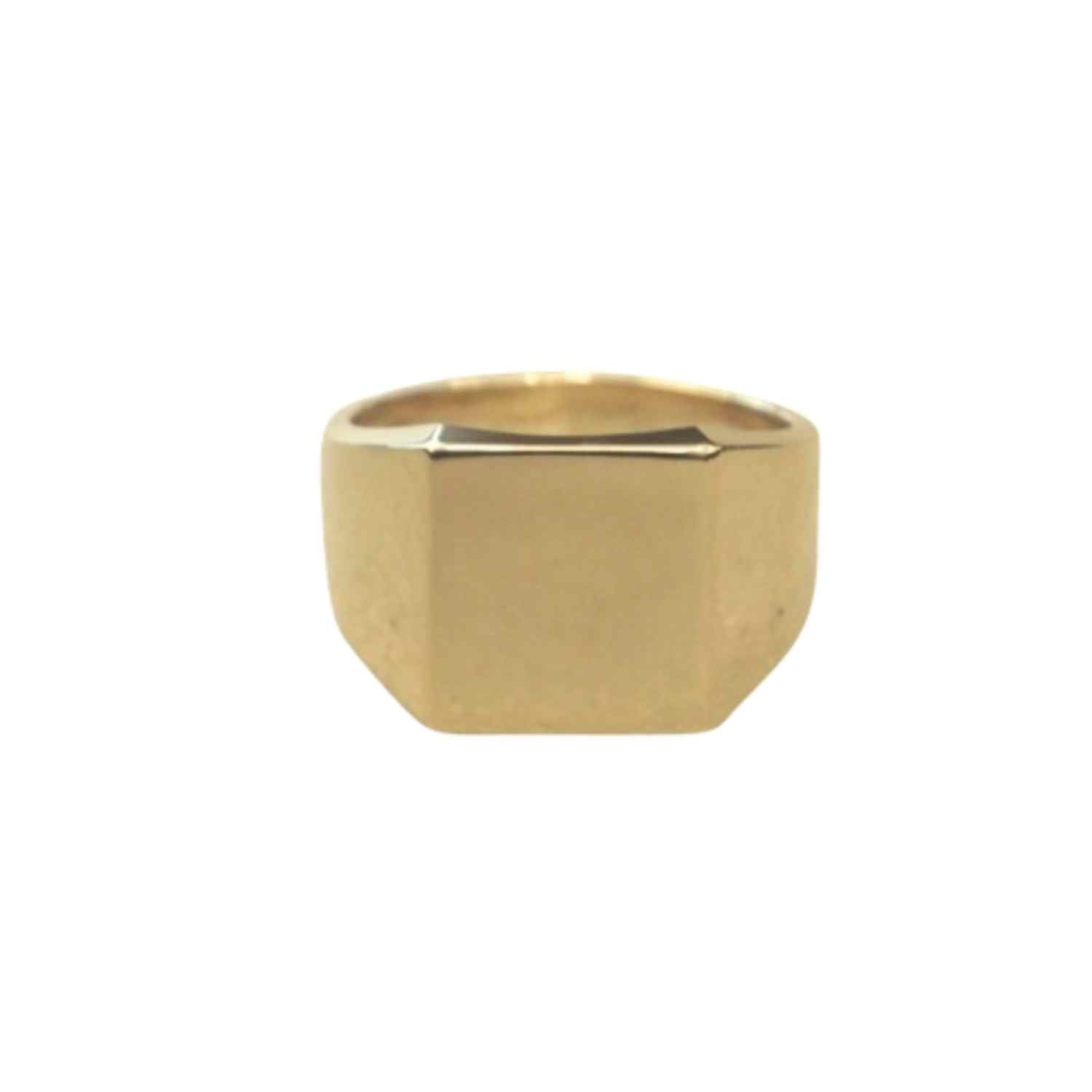 EVELYNE-M 60 CLEOMETRA | Fundamental Signet - Ring - 18 Karat Gold