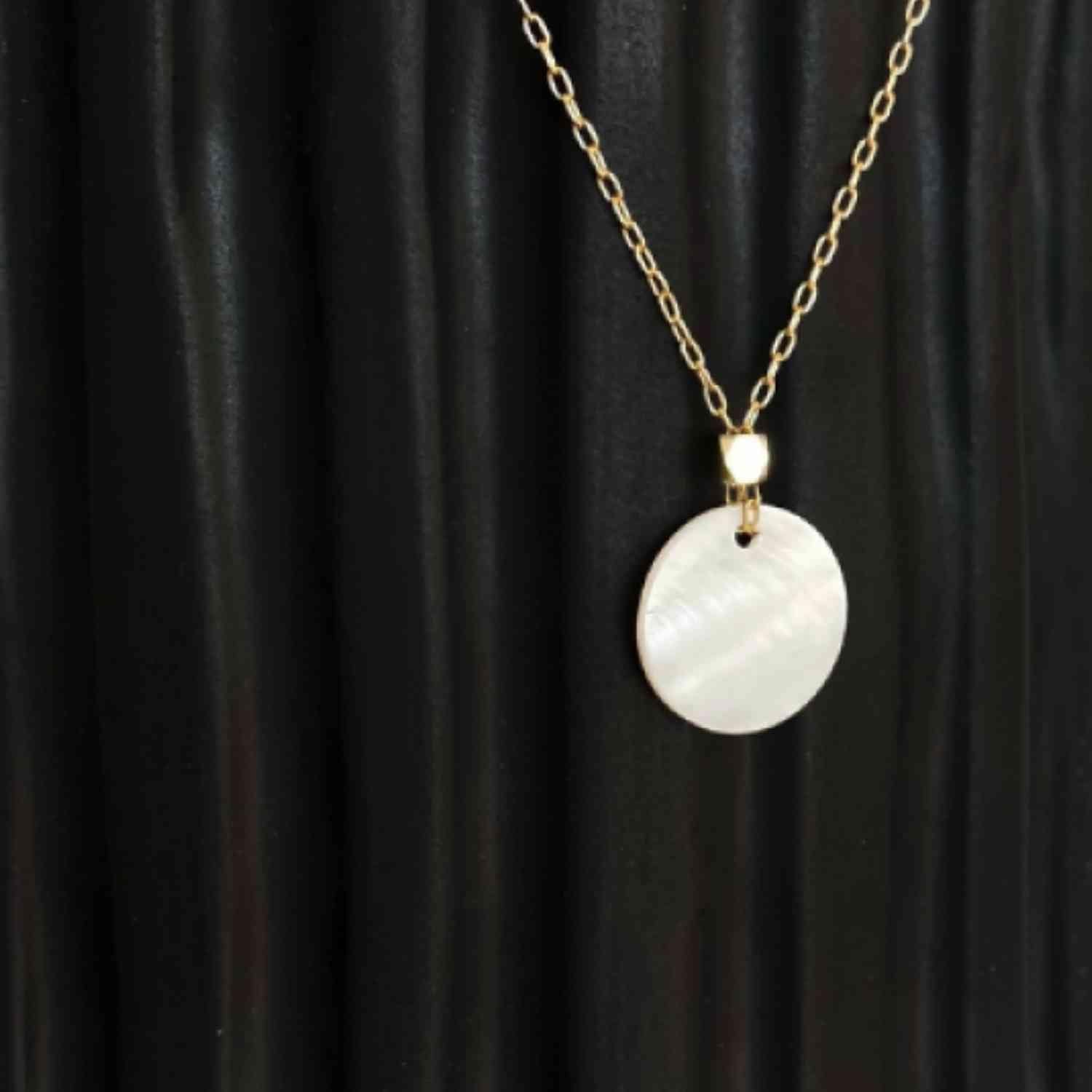 EVELYNE-M 45cm COSMIC SPOT | Enceladus - Necklace - Gold