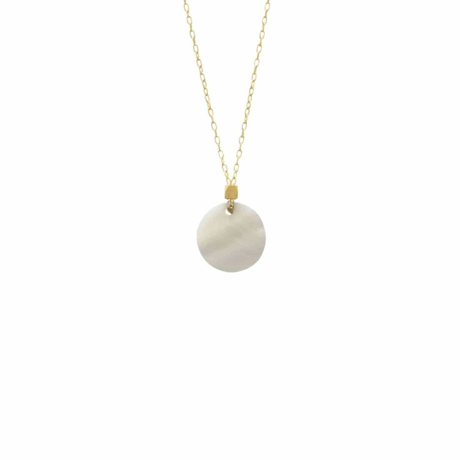 EVELYNE-M 45cm COSMIC SPOT | Enceladus - Necklace - Gold