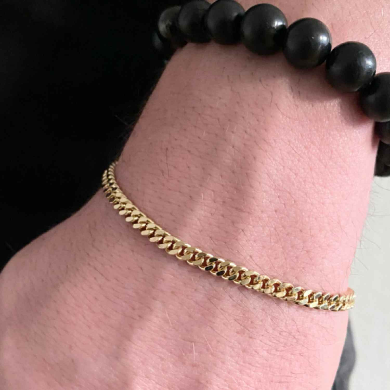 EVELYNE-M CURB | Classic (4.2) - Bracelet - 18 Karat Gold