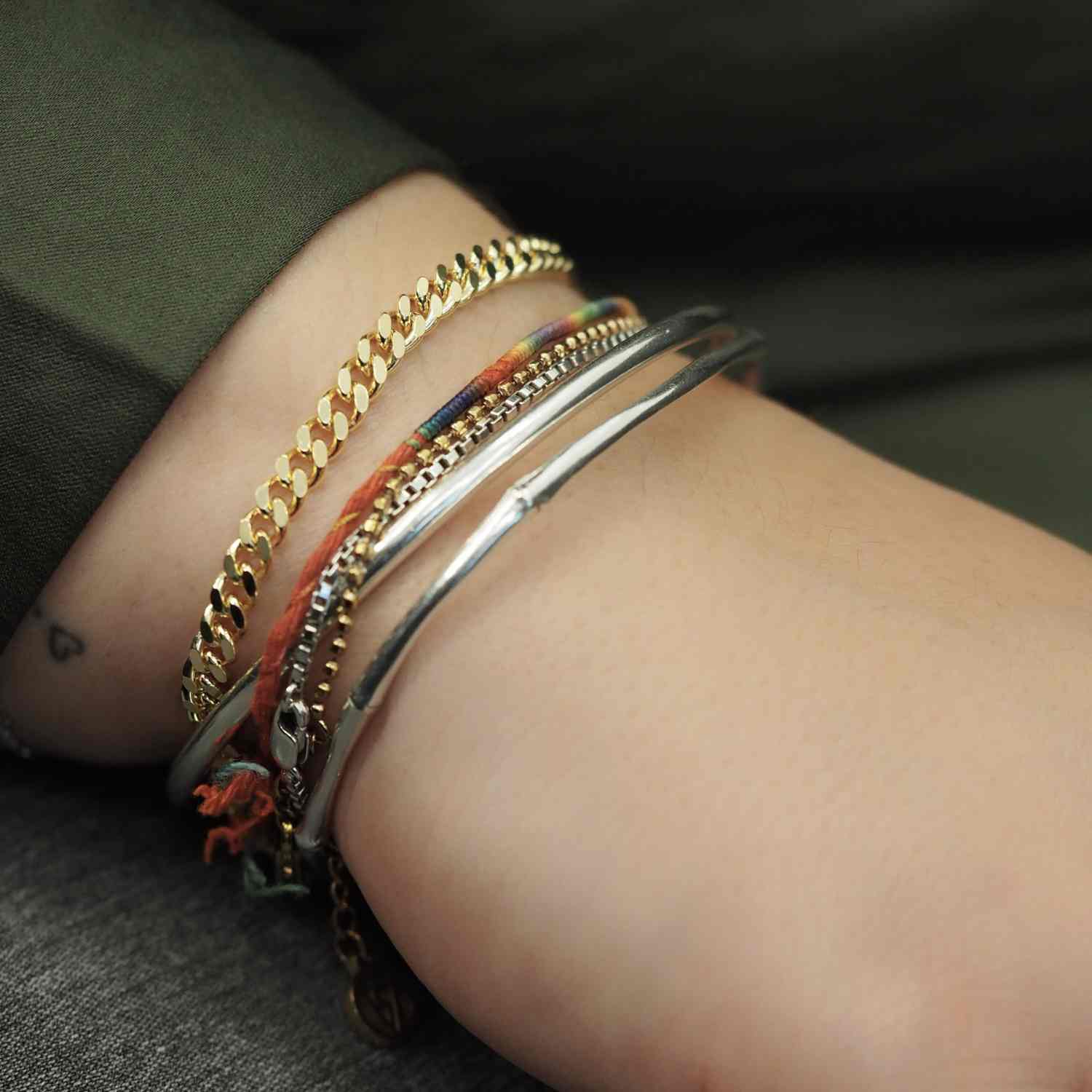 EVELYNE-M CURB | Classic (4.2) - Bracelet - 18 Karat Gold