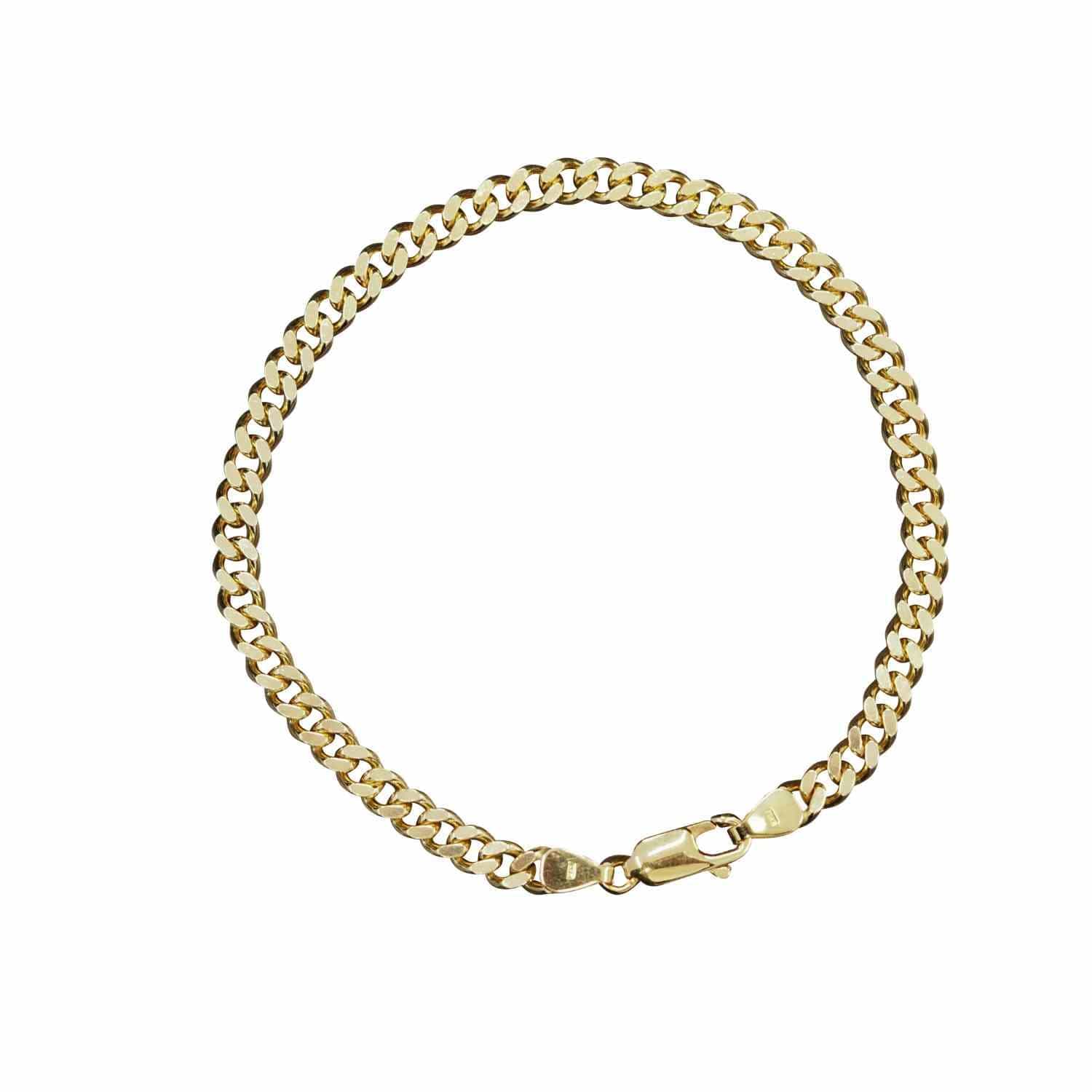 EVELYNE-M CURB | Classic (4.2) - Bracelet - 18 Karat Gold