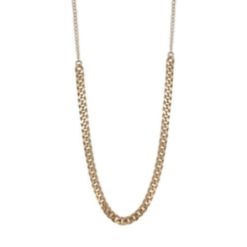 EVELYNE-M CURB | Long - Collier - Gold