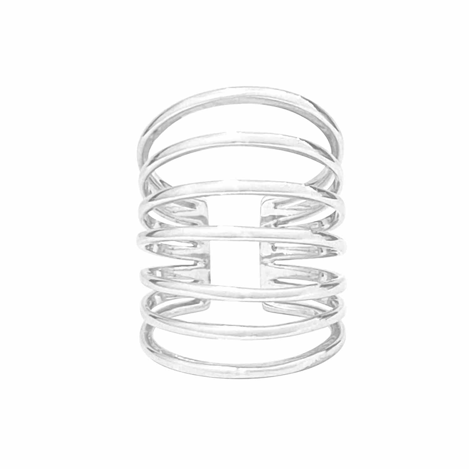 EVELYNE-M CURVACEOUS | Classic 7 - Ring - Silver