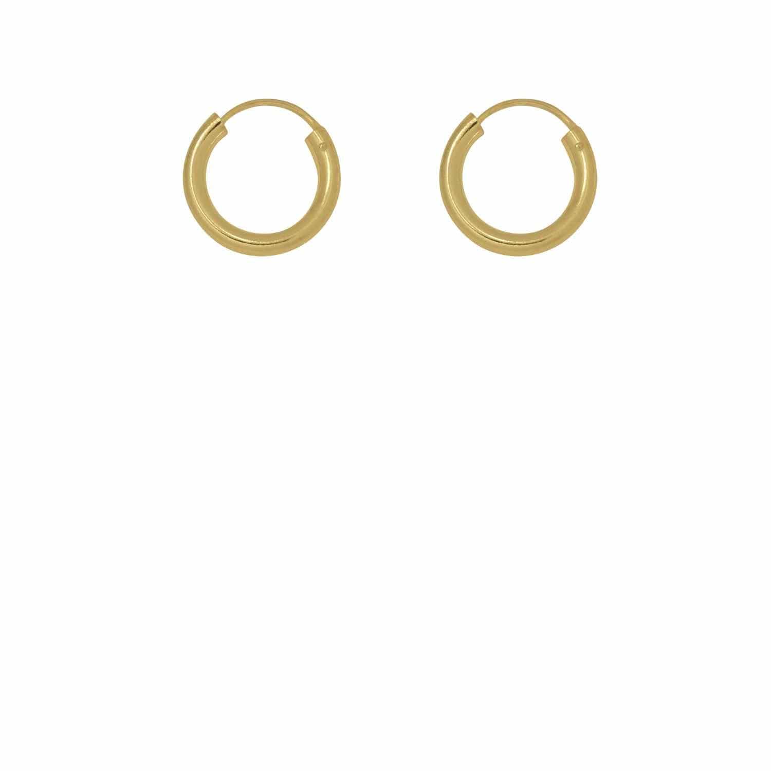 EVELYNE-M CURVACEOUS | Classic Refined 14 - Creole Hoop - Gold