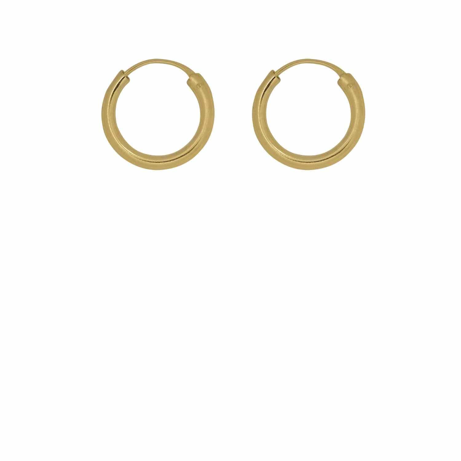 EVELYNE-M CURVACEOUS | Classic Refined 17 - Creole Hoop - Gold