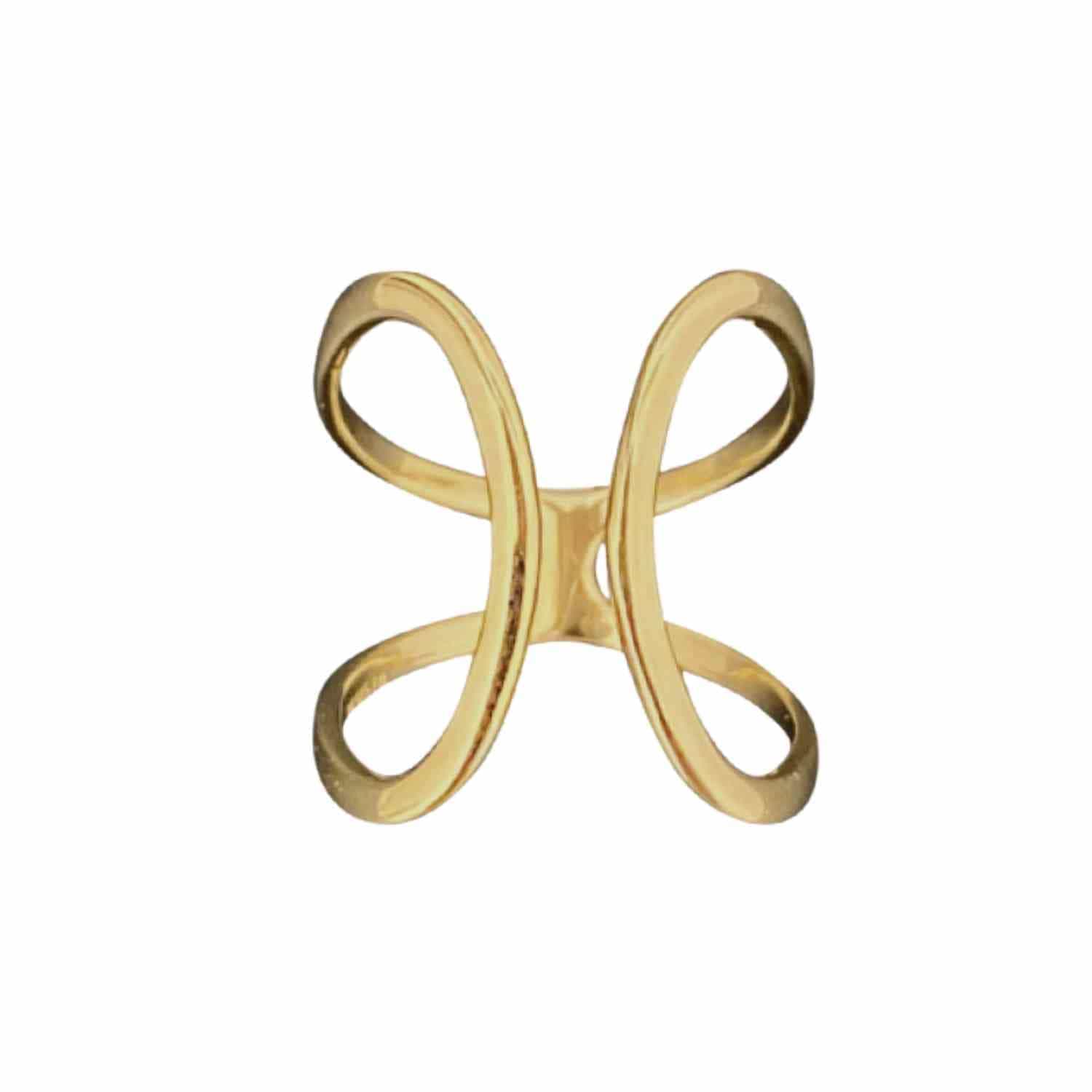 EVELYNE-M CURVACEOUS | Cuff - Ring - Gold