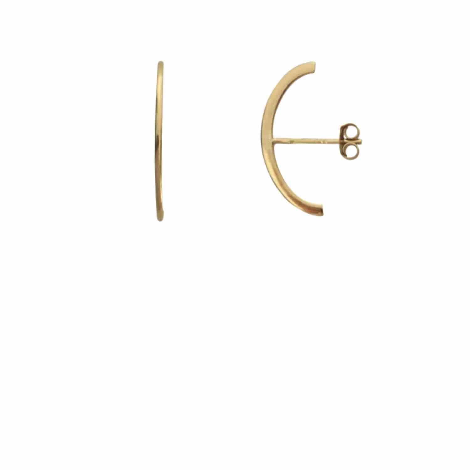 EVELYNE-M CURVACEOUS | Curva - InEar Stud - Gold