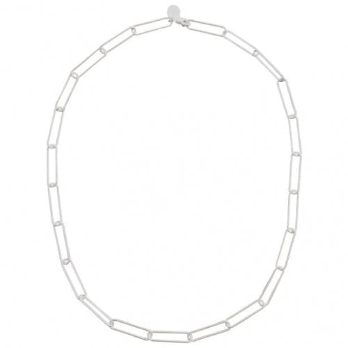 EVELYNE-M ELONGATED | Paperclip Heavy - Collier - Silver