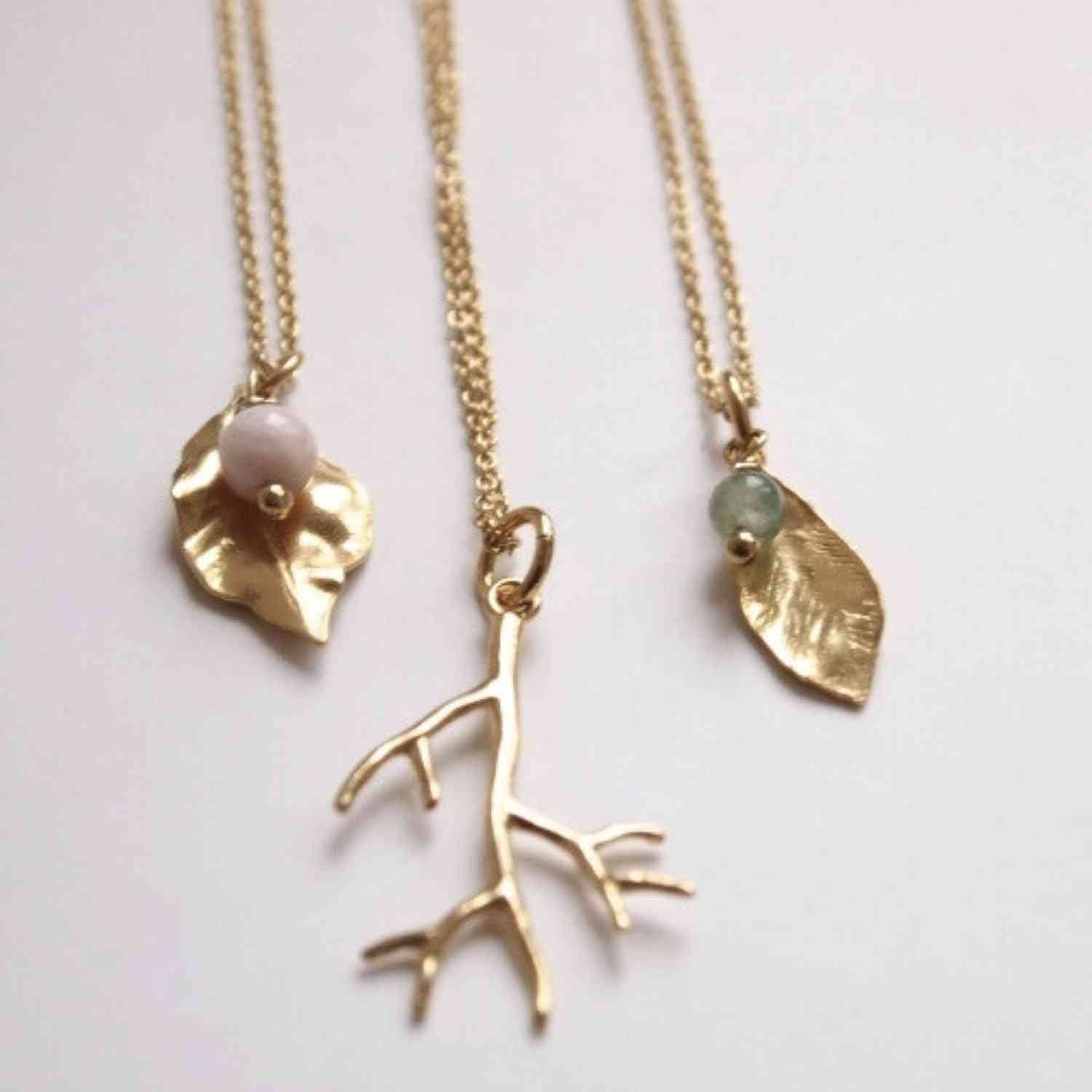 EVELYNE-M GARDEN EDEN | Branch - Necklace - Gold