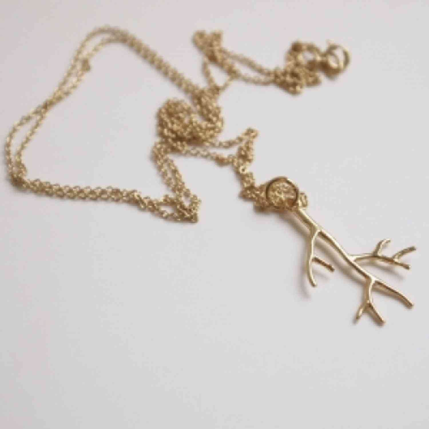 EVELYNE-M GARDEN EDEN | Branch - Necklace - Gold