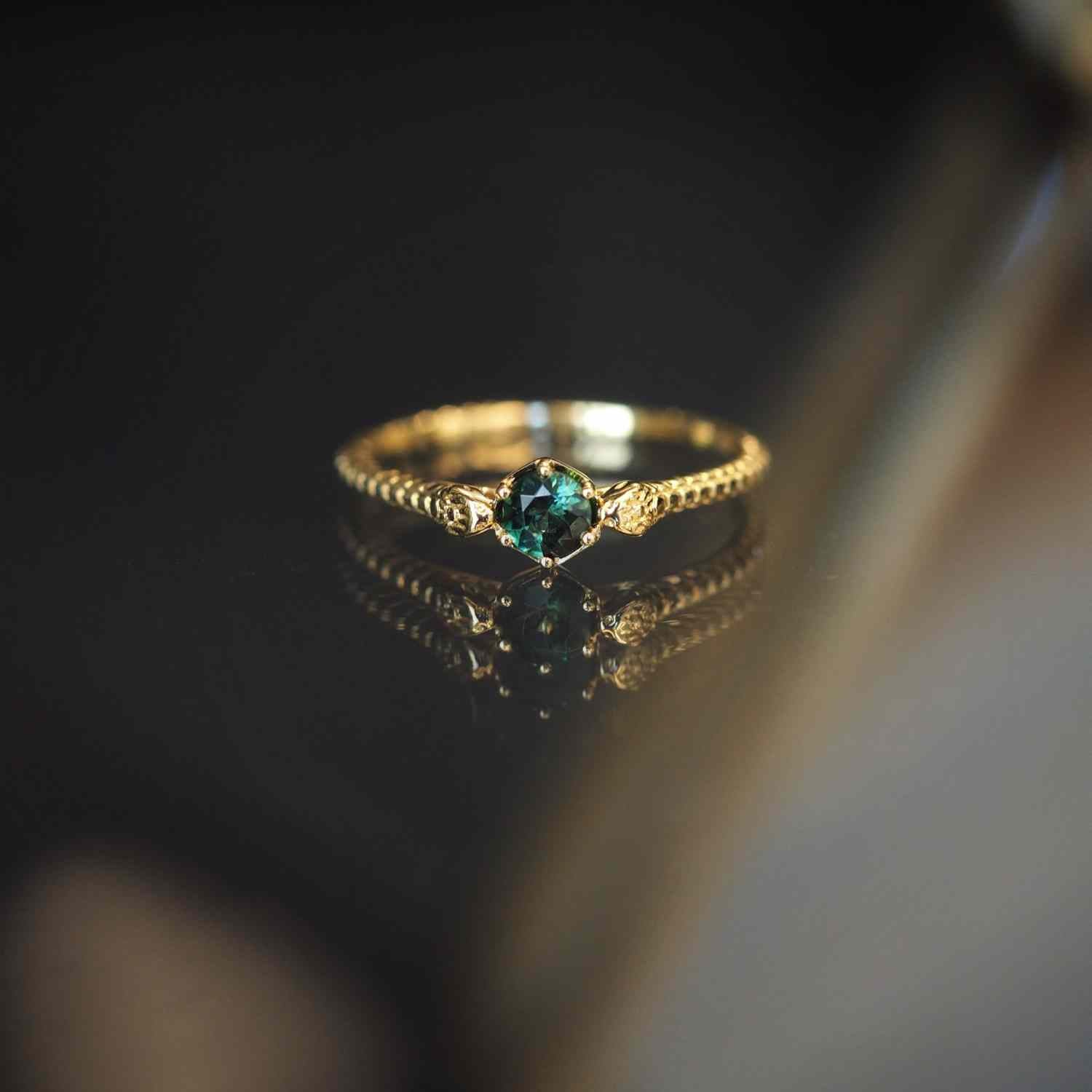 EVELYNE-M GARDEN EDEN | Snake Tourmaline - Ring - 18 Karat Gold (LIMITED EDITION)