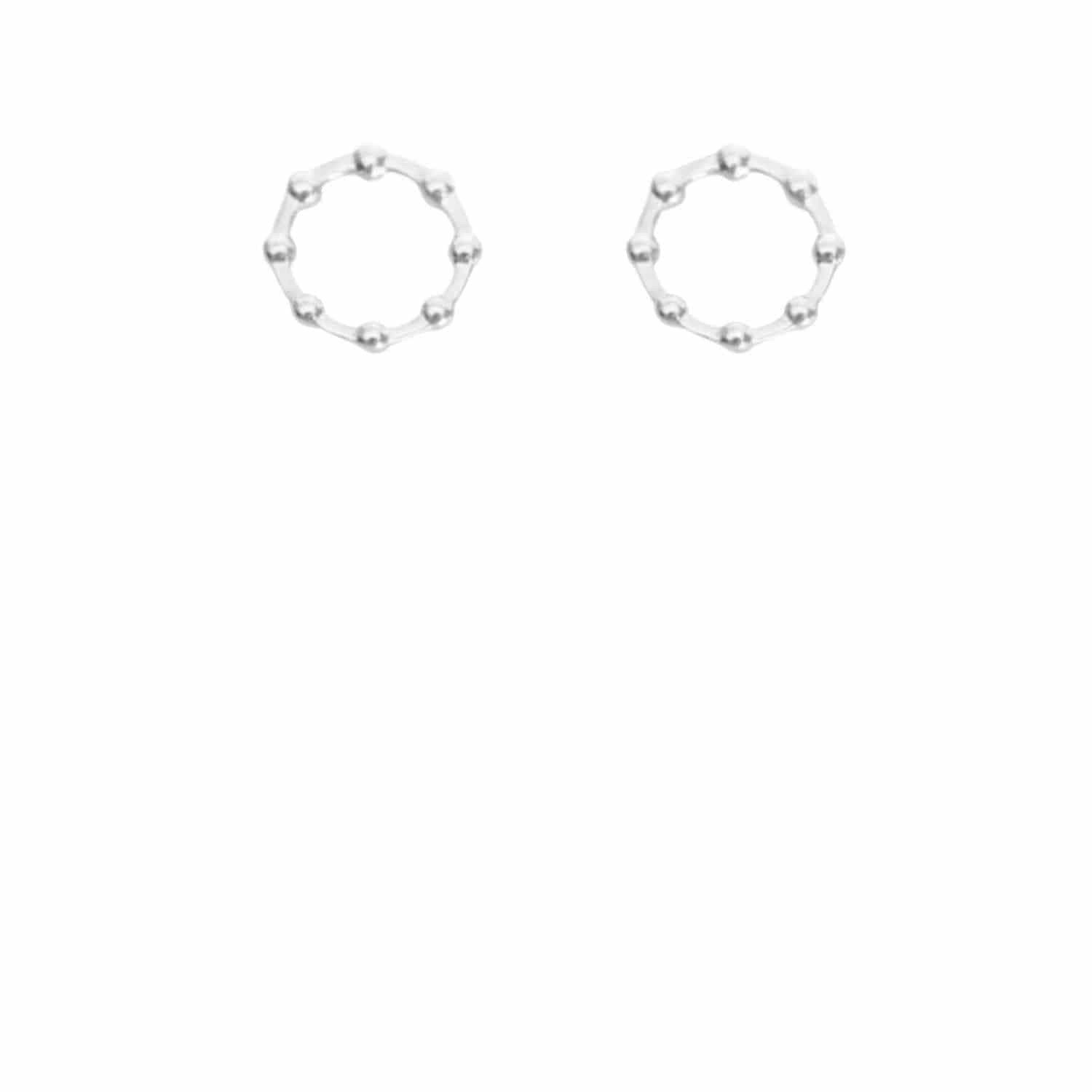 EVELYNE-M LUNAMOTION | Cycle Moon - Stud Earring - Silver